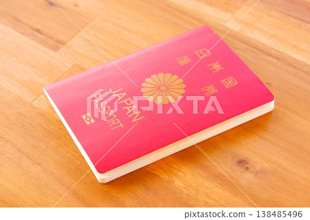 Passport - Image of preparing a passport (regular 10-year red passport) and planning a trip abroad Passport - Image of preparing a passport (regular 10-year red passport) and planning a trip abroad 138485496