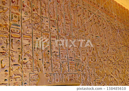 帝王谷、拉美西斯九世陵墓、石刻、盧克索 138485610