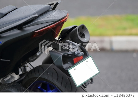 Motorcycle (big scooter) image Motorcycle (big scooter) image 138486372
