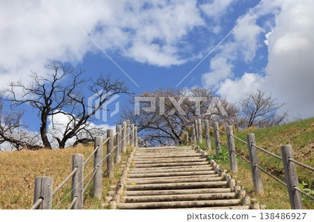 Scenery of Sakitama Kofun in Gyoda City, Saitama Prefecture Scenery of Sakitama Kofun in Gyoda City, Saitama Prefecture 138486927