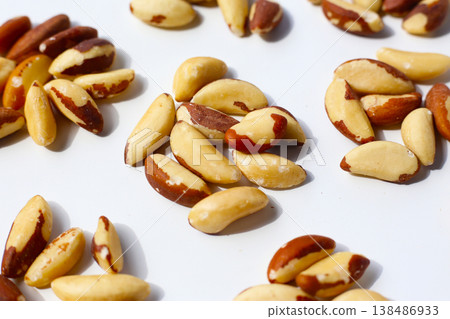 Brazil nuts contain beneficial nutrients and minerals 138486933