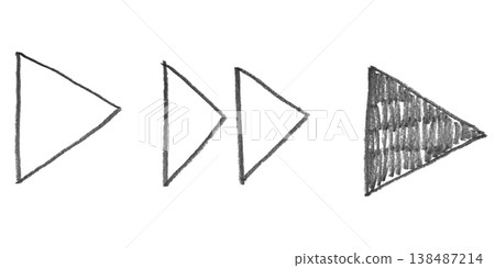 Triangular arrow Triangular arrow 138487214