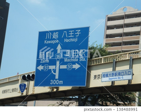 相模小野站南出口入口的十字路口 相模小野站南出口入口的十字路口 138488991