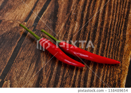 Fresh hot and spicy chili pepper Fresh hot and spicy chili pepper 138489654