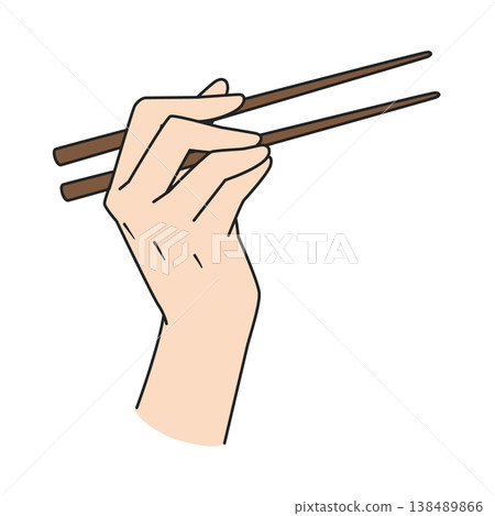 手用筷子 138489866
