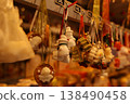 Snowman keychain 138490458