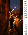 Early morning backpackers 138490468