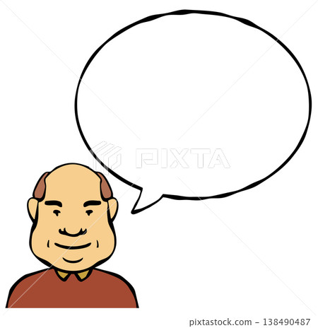 Speech bubble: Person, Male, Foreigner, Nationality 138490487