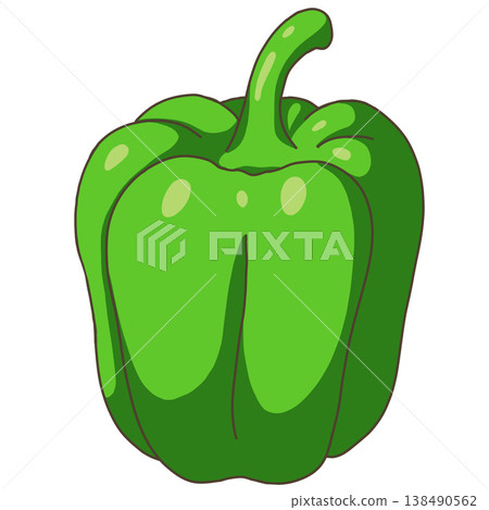 蔬菜——甜椒 蔬菜——甜椒 138490562
