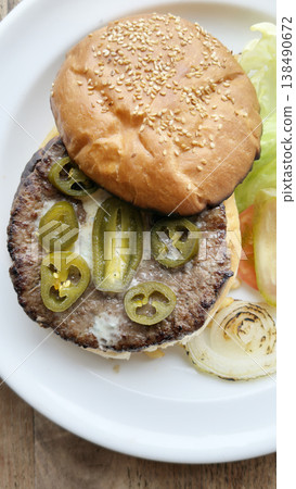 I ate a hamburger on a terrace by the sea in Kamakura. I ate a hamburger on a terrace by the sea in Kamakura. 138490672