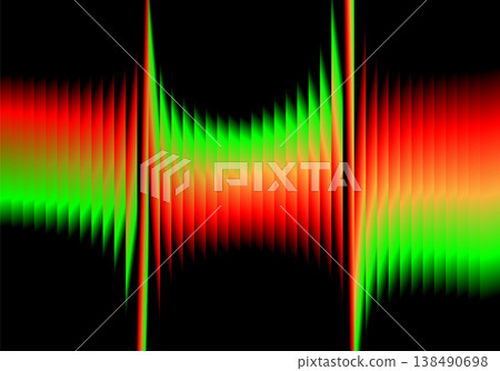 Abstract futuristic background with dynamic red and green gradient lines on black background in modern style. Eps 10 Abstract futuristic background with dynamic red and green gradient lines on black background in modern style. Eps 10 138490698