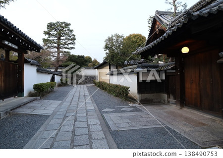 京都市右京區妙心寺的景色。 京都市右京區妙心寺的景色。 138490753