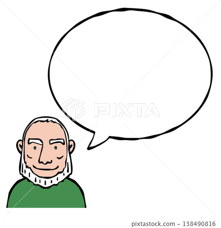 Speech bubble: Person, Male, Foreigner, Nationality Speech bubble: Person, Male, Foreigner, Nationality 138490816