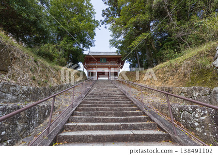 道成寺:仁王門與石階 道成寺:仁王門與石階 138491102
