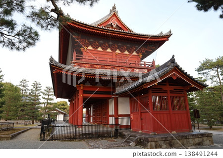 京都市右京區妙心寺的景色。 京都市右京區妙心寺的景色。 138491244
