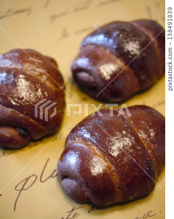 Chocolate Butter Roll (Close-up) Chocolate Butter Roll (Close-up) 138491839