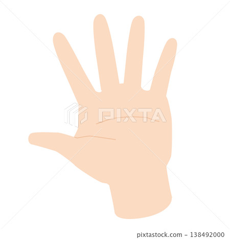 Par left hand illustration Par left hand illustration 138492000