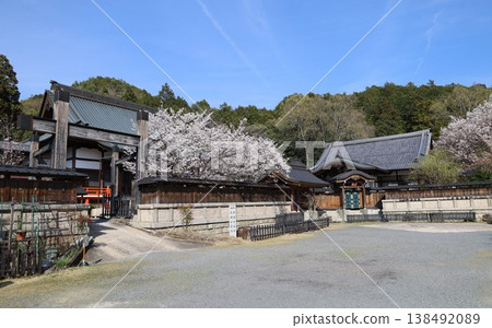 A scene from the grounds of Honkoku-ji Temple in Yamashina Ward, Kyoto City. A scene from the grounds of Honkoku-ji Temple in Yamashina Ward, Kyoto City. 138492089