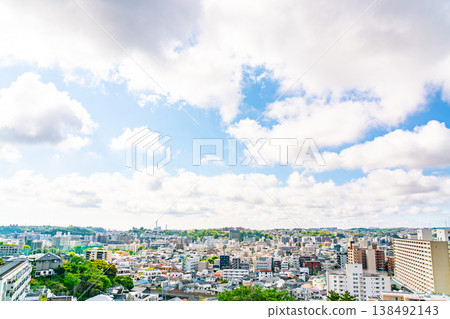 【神奈川縣】春日晴空下的住宅區 138492143