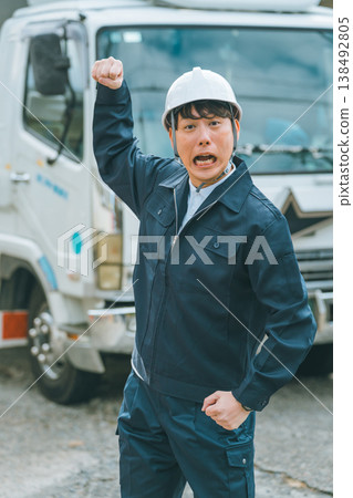 中年卡車司機 中年卡車司機 138492805