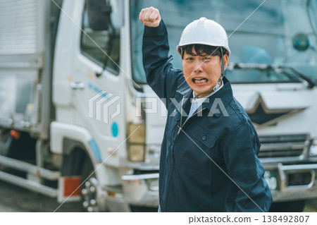 中年卡車司機 中年卡車司機 138492807