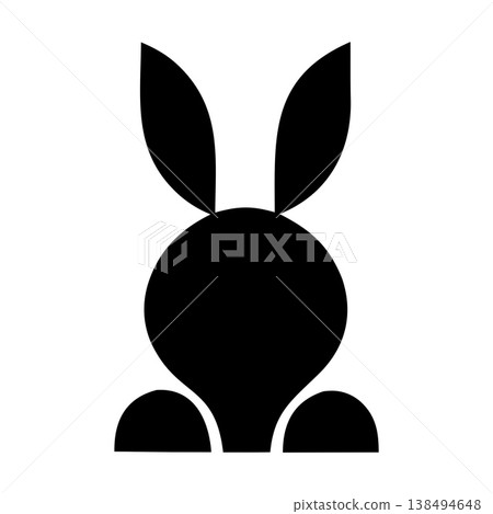 Futuristic Rabbit Logo With Neon Glow And Digital Style Futuristic Rabbit Logo With Neon Glow And Digital Style 138494648