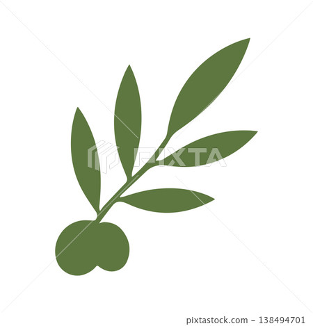 Traditional Italian olive farm logo 138494701