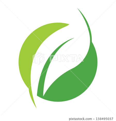Holistic Minimalist Nature Logo With Clean Geometry Holistic Minimalist Nature Logo With Clean Geometry 138495037