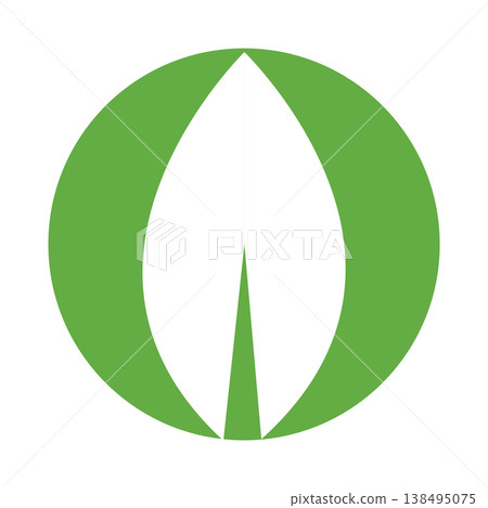 Flowing Leaf Logo Inspired By Natural Wind Motion Flowing Leaf Logo Inspired By Natural Wind Motion 138495075