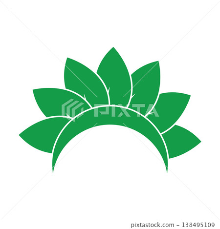 Geometric Green Leaf Logo With Strong Modern Identity Geometric Green Leaf Logo With Strong Modern Identity 138495109