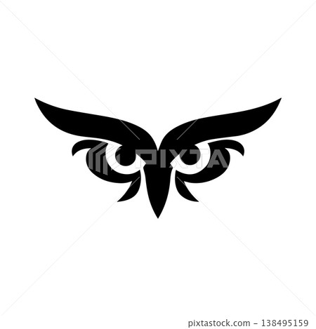 Modern Branding Using Symbolic Owl Badge Modern Branding Using Symbolic Owl Badge 138495159