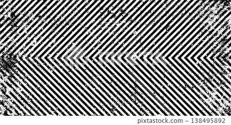 Warning sign with black diagonal lines. Attention, danger or caution symbol. Construction site signage, road safety notice, hazard banner, security alert shield. Vector illustration Warning sign with black diagonal lines. Attention, danger or caution symbol. Construction site signage, road safety notice, hazard banner, security alert shield. Vector illustration 138495892