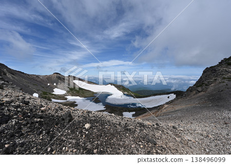 Climbing Mount Norikura, Northern Alps, Nagano Prefecture, Gifu Prefecture 138496099