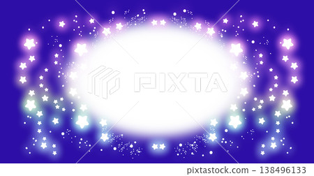 Sparkling frame background, oval frame with glittering stars Sparkling frame background, oval frame with glittering stars 138496133