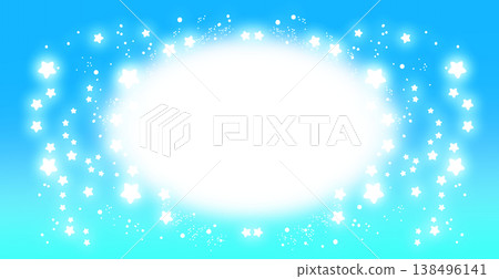 Sparkling frame background, oval frame with glittering stars Sparkling frame background, oval frame with glittering stars 138496141