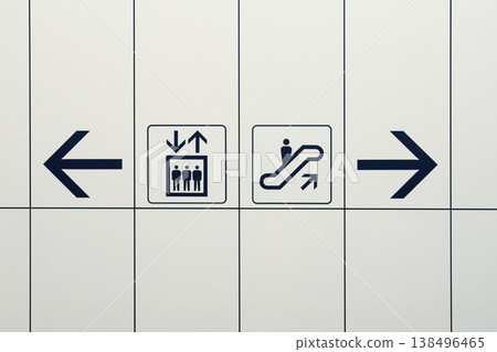 Escalator and elevator information Escalator and elevator information 138496465