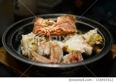 Hairy crab from Hokkaido Hairy crab from Hokkaido 138497812