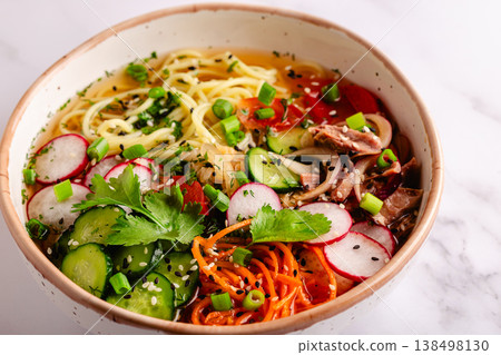 Korean Cold Noodle Soup Korean Cold Noodle Soup 138498130