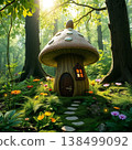 A little fairy house in the forest 138499092