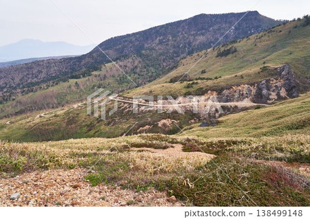The scenery of Kenashi Pass, on the border between Gunma and Nagano prefectures. The scenery of Kenashi Pass, on the border between Gunma and Nagano prefectures. 138499148