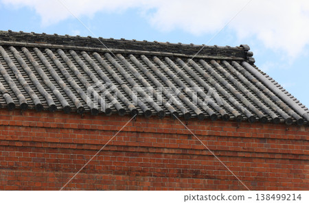 A street scene in the Kurashiki Bikan Historical Quarter [A brick storehouse near the Local Toy Museum] 138499214