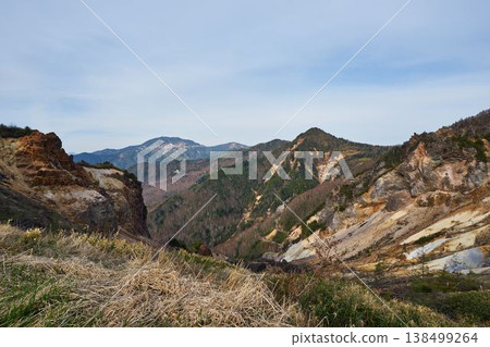 The scenery of Kenashi Pass, on the border between Gunma and Nagano prefectures. The scenery of Kenashi Pass, on the border between Gunma and Nagano prefectures. 138499264