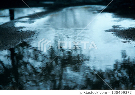 landscape reflected on the river landscape reflected on the river 138499372