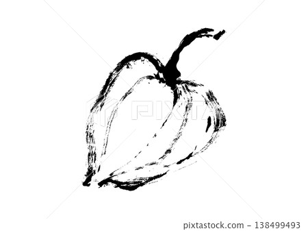 日式風格的中國燈籠花插圖 138499493