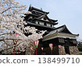 松江城，國寶級古城，櫻花盛開，美不勝收。 138499710