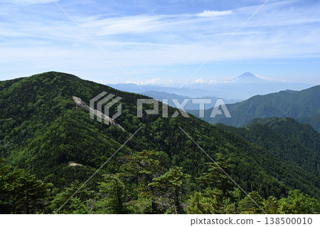 Climbing Mt. Kobushigatake, Nagano, Yamanashi, Saitama Climbing Mt. Kobushigatake, Nagano, Yamanashi, Saitama 138500010
