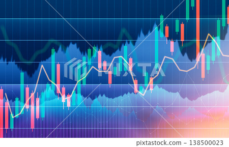 Abstract trading table in business technology concepts. 138500023