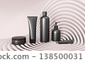 3d rendering illustration for cosmetic products advertising 138500031