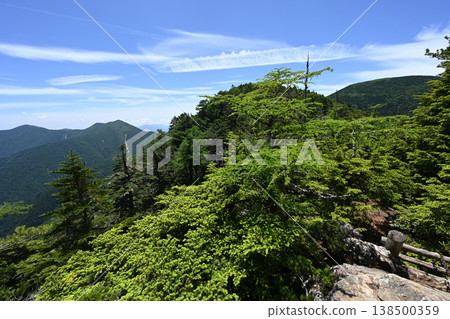 Climbing Mt. Kobushigatake, Nagano, Yamanashi, Saitama 138500359