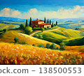 Rustic Tuscan Countryside 138500553